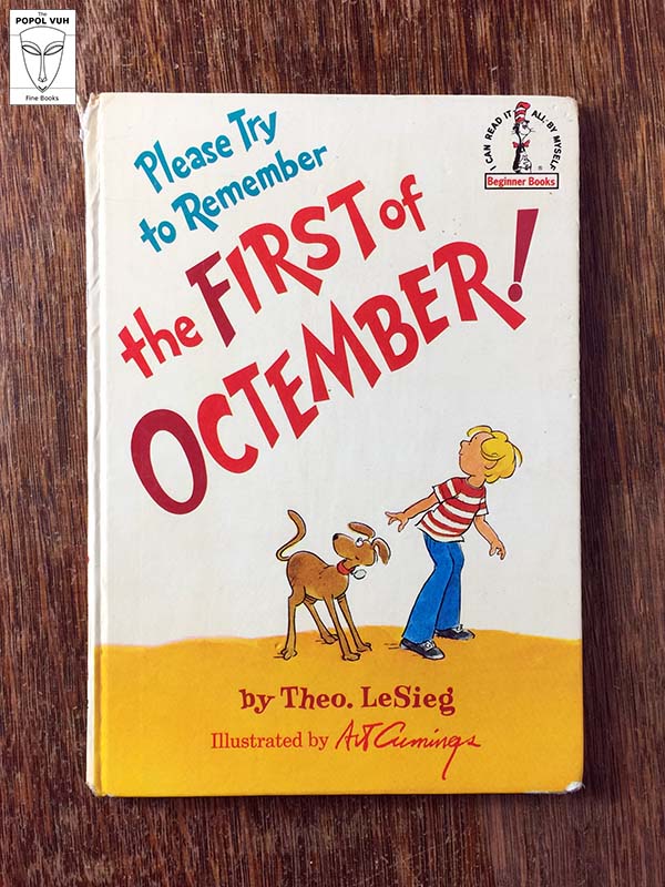 Theo. LeSieg - Please Try To Remember The First Of Octember!
